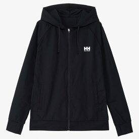 HELLY HANSEN(ヘリーハンセン) 【24春夏】ロングスリーブ フルジップフーディラッシュガード ユニセックス M ブラック(K) HH82405