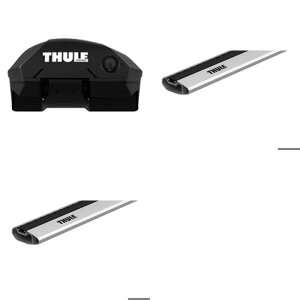 Thule(�X�[���[) BMW X3(E83)���[�t���[���t�p ���[�t�L�����A�y2�_�Z�b�g�z/�E�B���O�o�[�G�b�W �V���o�[ TH7204+TH7214+TH7213