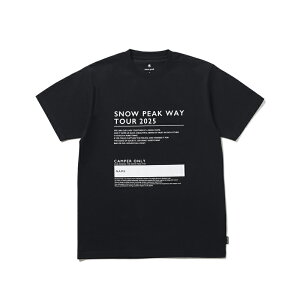 y12/1 ő2,000~OFFN[|&SiP2z Xm[s[N(snow peak) SPW Tour 2025 T-Shirt S5F S2TCY
