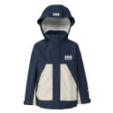 HELLY HANSEN(ヘリーハンセン) スカンザレインジャケット 110 オーシャンネービー×アイボリー(OI) HJ12552