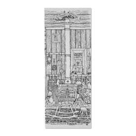 【店内ポイント最大+28倍】 ファイヤーサイド(Fireside) ファイヤーサイド絵画手ぬぐい 薪ストーブ グレー グレー 82011