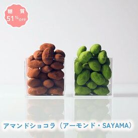 【着後レビューで500円OFFクーポン配布中】【糖質51％オフ】チョコレート アマンドショコラ（アーモンド・SAYAMA） 低糖質 スイーツ 糖質制限 デザート 糖質カット グルテンフリー ソイフリー 低糖質専門店 NATUVIEW ナチュビュー 低糖質スイーツ 糖質オフスイーツ