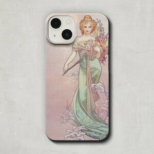 �X�}�z�P�[�X / �A���t�H���X �~���V���u�l�G-�t (1900)�v iPhone �S�@��Ή� 17 16 15 14 SE Pro Max Plus mini �P�[�X �J�o�[ �~���V�� �l�G �t �A�[�� �k�[���H�[ �� ���� ���� �C���X�g �G�� �A�[�g ���g