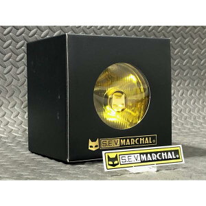 栃木発★ステッカー付★ 819 ドライビングランプ ASSY イエロー レンズ ヘットランプ SEV MARCHAL 検) ガラス マーシャル 色 ヘッドライト ヘットライト ヘッドランプ Marchal 130 パイ 130 φ シビエ CIB