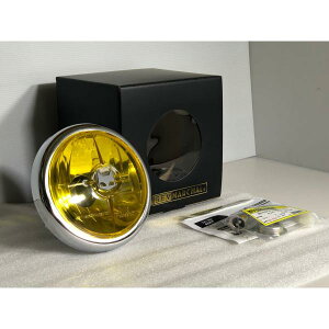 130Φ ★栃木発★ステッカー付★ 721 701スタールクスASSY 黄 イエローレンズ ヘットランプ SEV MARCHAL 検) マーシャル 色 ヘッドライト ヘットライト ヘッドランプ Marchal 130 パイ 130 φ シビエ CIBIE