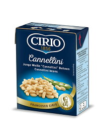チリオ カンネッリーニ (白いんげん豆) 水煮 380g CIRIO Cannellini AUTENTICO ITALIANO DAL 1856