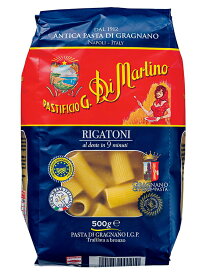 【送料無料】【まとめ買い】 ディ マルティーノ リガトーニ IGP No.121 【ケース(500g×10袋)】 Di Martino Rigatoni di Gragnano I.G.P. [パスタ ショートパスタ マカロニ スパゲティ ケース買い]