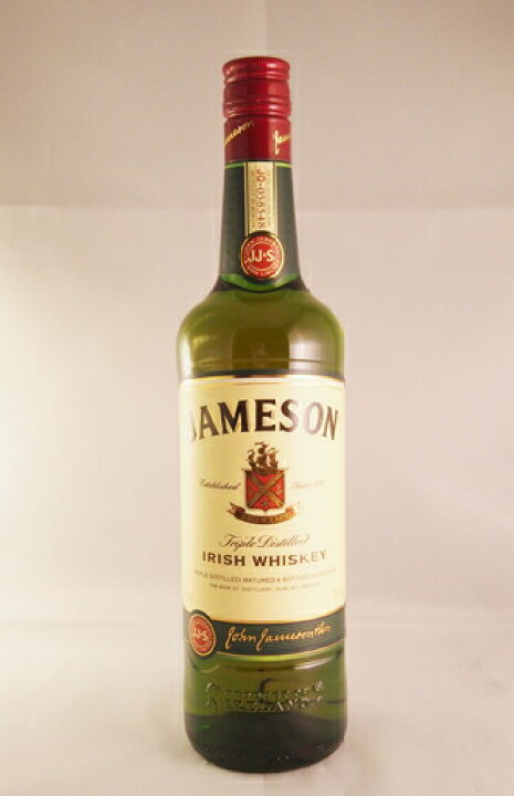 楽天市場】ジェムソン スタンダード アイリッシュ・ウイスキー 40度JAMESON IRISH WHISKEY Triple Distilled :  ナヴェデヴィーノ