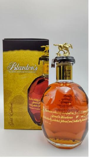 【71%OFF!】 が大特価 唯一無二のシングルバレル ブラントン ゴールド 51.5度 700ml Blanton`s Gold single barrel bourbon Whiskey vytlive.com vytlive.com