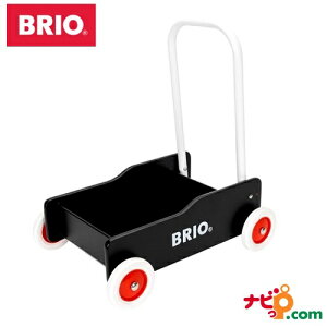 ブリオ BRIO 木のおもちゃ 手押し車（黒） 31351