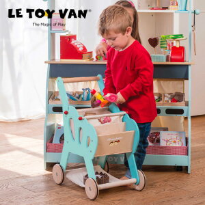 ショッピングカート TV0200 LE TOY VAN ルトイヴァン ルトイバン 木のおもちゃ 木製玩具 かわいい おしゃれ 海外 イギリス クリスマス プレゼント 誕生日 出産祝い 知育玩具 子供 赤ちゃん 男の子