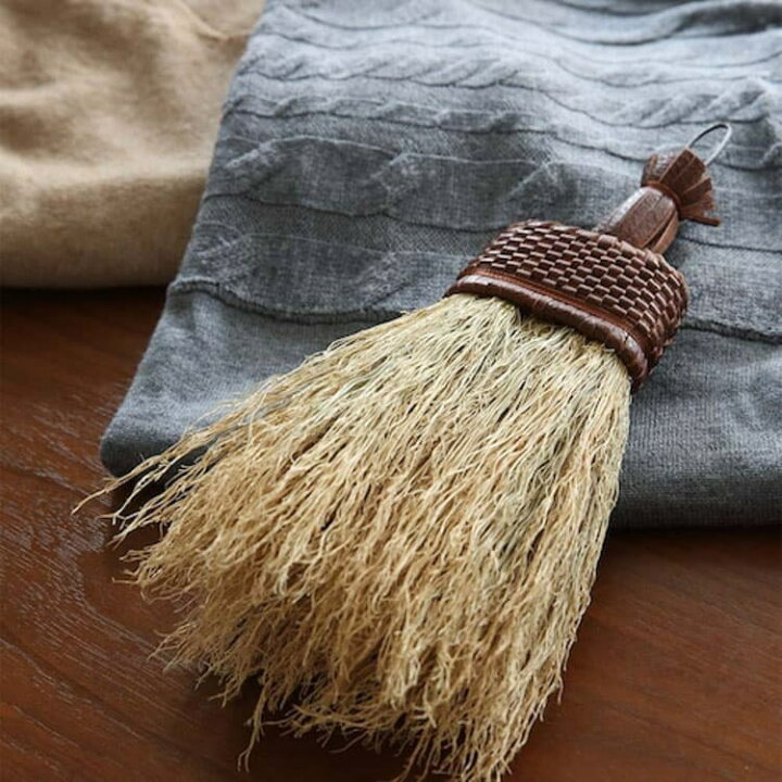 楽天市場】高倉工芸 和洋服箒 25cm 縮れ 革 南部箒 洋服ブラシ 無農薬 