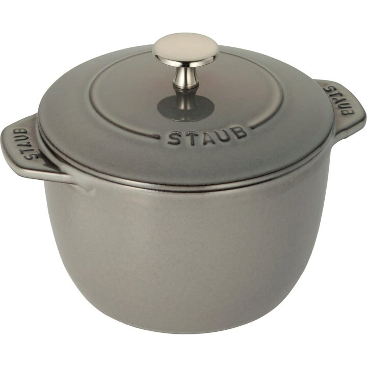 楽天市場】staub ストウブ ラ ココット de GOHAN グレー M 16cm staub 