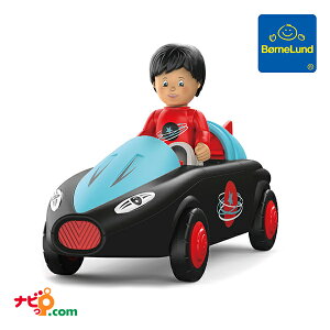 トディーズ サム・スピーディ TO0115 ボーネルンド Bornelund Toddys ミニカー トイカー 連結 フィギュア付き 誕生日プレゼント ギフト 1歳 2歳 3歳 4歳 女の子 男の子