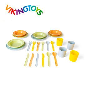 バイキングトイズ エコライン ダイニングセット VIKINGTOYS 156522 食器セット パステルカラー 知育玩具 おもちゃ プレゼント ギフト 1歳 2歳 3歳 4歳 5歳 男の子 女の子