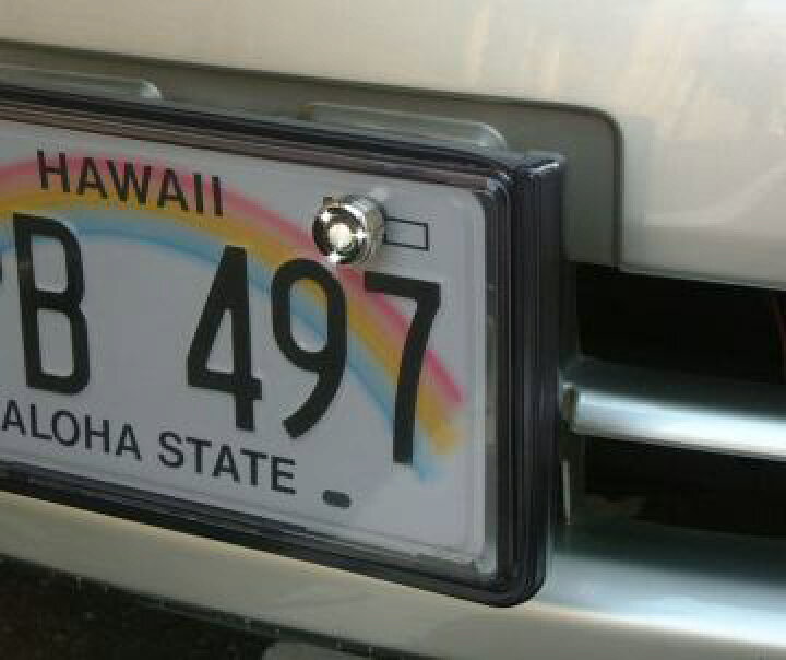 楽天市場】トライミーボルト 1コ 3LEDホワイト光ナンバーボルト 光る  