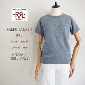【SALE】【RRL by Ralph Lauren】ラルフローレン DOUBLE RL ダブルアールエル 半袖 スウェット Tシャツ/BLUE【あす楽対応】