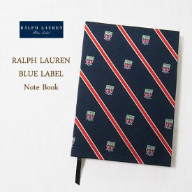 ラルフローレン ブルーレーベル ノート ブック/ネイビーRalph Lauren Note Bookメール便可