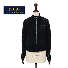 ラルフローレン ポロ レディース 中綿 キルティング スウェット ジャケット ブルゾン/ブラックPOLO by Ralph Lauren Jacket