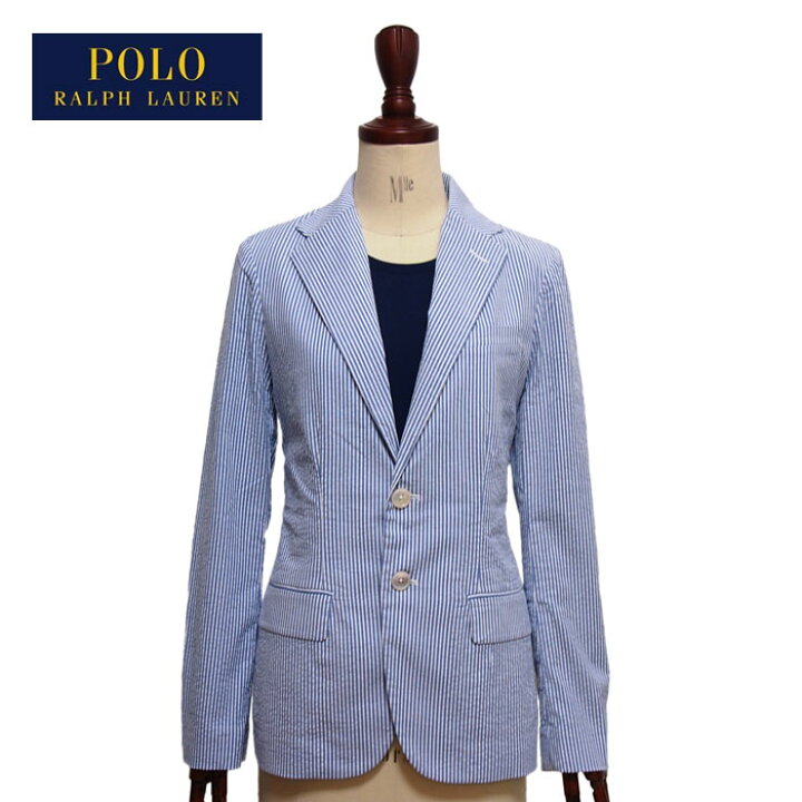 楽天市場】ラルフローレン ポロ レディース シアサッカー ストライプ ヒッコリー ジャケット/ブルーPOLO Ralph Lauren Jacket : NAVIE 楽天市場】ラルフローレン ポロ レディース シアサッカー ストライプ ヒッコリー ジャケット/ブルーPOLO Ralph Lauren Jacket : NAVIE