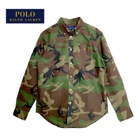 ポロ ラルフローレン キッズ ボーイズ ポニー刺繍 迷彩 長袖 ボタンダウン シャツ/CAMOPOLO Ralph Lauren Camo BD Shirts