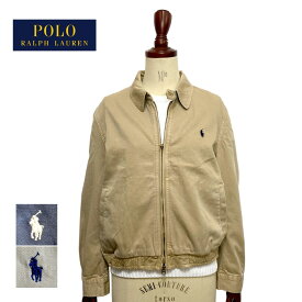 ポロ ラルフローレンレディース コットン ウォッシュ スウィングトップ ジャケットPOLO Ralph Lauren LOGO Drizzler jacket