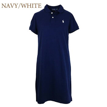楽天市場 メール便送料無料 ポロ ラルフローレン レディース ポニー ワンポイント メッシュミニ ポロワンピース Polo Ralph Lauren The Mesh Mini Polo Dress Navie