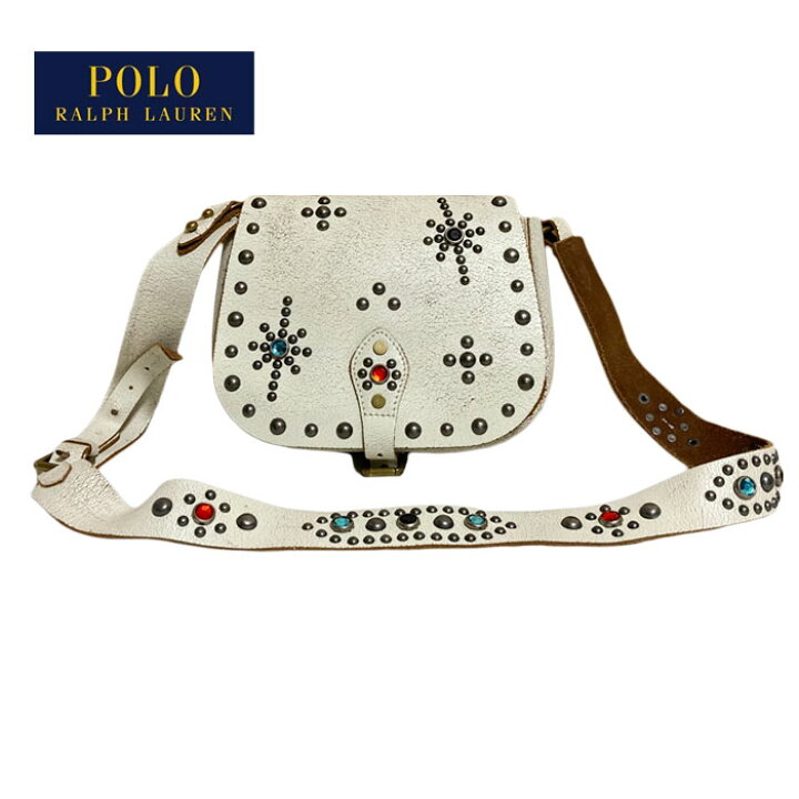 楽天市場】ポロ ラルフローレン スタッズ クラッキングレザー  