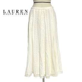 ラルフローレン ローレン レディース レース　ギャザー ロング スカートRalph Lauren LAUREN Lace Long Skirt