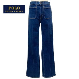 ポロ ラルフローレン レディース デニム ジーンズ センタープレス セミフレア ボトム パンツ POLO Ralph Lauren Jeans