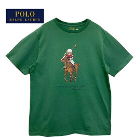 ポロ ラルフローレン キッズ ボーイズ ポロベアー 乗馬 ポロ競技 ビッグポニー Tシャツ/グリーン POLO Ralph Lauren Kid's Boy's POLOBEAR T-shirts Crewneck