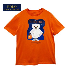 ポロ ラルフローレン キッズ ボーイズ ポロベアー ハロウィンスタイル 仮装 Tシャツ/オレンジ POLO Ralph Lauren Kid's Boy's POLOBEAR T-shirts Crewneck