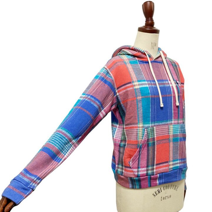 楽天市場】ポロ ラルフローレン レディース マドラスチェック ポニー  