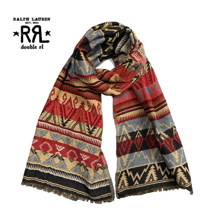 楽天市場】ラルフローレン ダブルアールエル RRL ネイティブ柄 ウール  