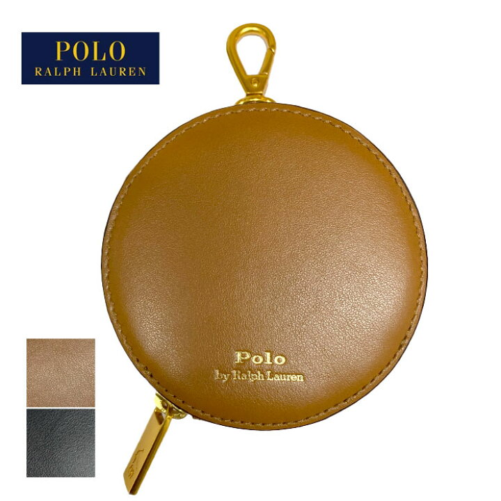 楽天市場】ポロ ラルフローレン ラウンド レザーポーチPOLO Ralph 