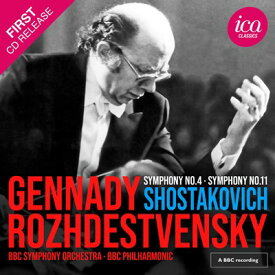 ショスタコーヴィチ: 交響曲第4番、第11番／ゲンナジー・ロジェストヴェンスキー [2CD]
