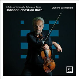 J.S.バッハ: 無伴奏チェロ組曲 ヴァイオリン版(全曲)/ジュリアーノ・カルミニョーラ [2CD]（日本語解説付）