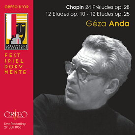 ショパン：24の前奏曲／12のエチュード Op. 10、 25 （アンダ）（1965）[2CD]