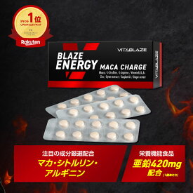 BLAZE ENERGY マカ チャージ 亜鉛 シトルリン アルギニン トンカットアリ 高麗人参 牡蠣エキス VITA BLAZE ビタブレイズ ブレイズエナジー