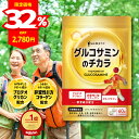 【お買い物マラソン限定MAX50％OFF+ポイント10倍】8/4 20:00～8/11 01：59マデ【ひざ・関節 3大成分贅沢配合】グルコサミンのチカラ プロテオグリカン グルコサミン 非変性2型 コラーゲン 関節 膝 サプリ プロテオグリカン グルコサミン コンドロイチン