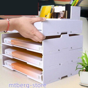 ドキュメントスタンド ファイルボックス ボックスファイル 分類 オフィス 学校 書類ケース 書類棚 卓上ケース 机収納ケース 小物入れ 卓上 文具収納