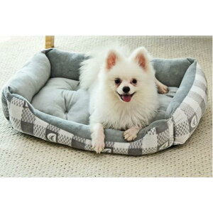 ペットベッド ペットソファー U字型 あごのせ ペットクッション 子犬 猫 多頭飼い 取り外せるカバー 小型犬 中型犬 大型犬 ペット用ベッド