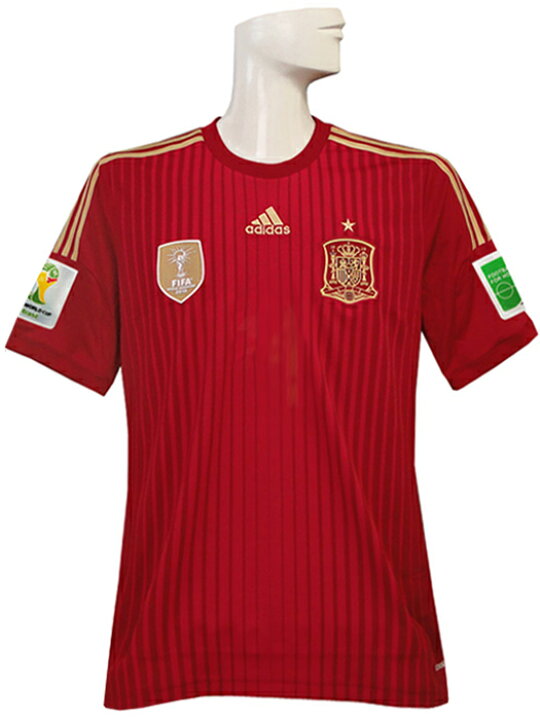 楽天市場】(アディダス) adidas/14/15スペイン代表/ホーム/半袖 