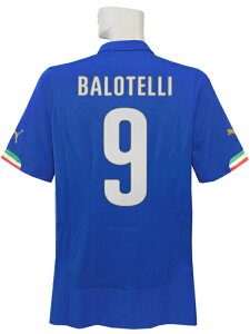 ***限定再入荷***(プーマ) PUMA/14/15イタリア代表/オーセンティック/ホーム/半袖/バロテッリ/W杯バッジ付/フルマーキング仕様/701815-01