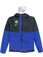***限定入荷***(ナイキ) NIKE/24/25バルセロナ/ウインター オールウェザー ジャケット/ブラックXロイヤル…
