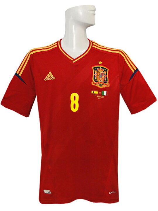 楽天市場】(アディダス) adidas/12/13スペイン代表/ホーム/半袖/シャビ 