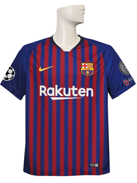 楽天市場 ナイキ Nike 18 19バルセロナ Cl ホーム 半袖 コウチーニョ 4430 456 ネイバーズスポーツ