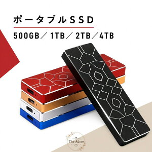 �O�t��SSD �|�[�^�u�� 500GB 1TB 2TB 4TB USB3.1 �����]�� �ϏՌ� �����^ �R���p�N�g PS5�Ή� �e���r�^�� �X�}�z PC �O�t���n�[�h�f�B�X�N