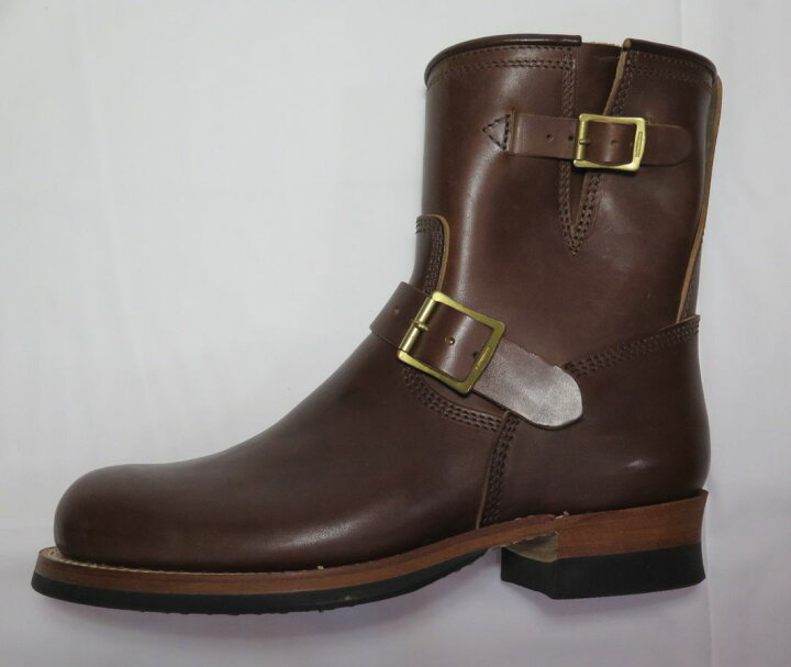 楽天市場】【フラットヘッド】 ホースハイド エンジニアブーツ/茶芯  