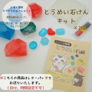 【 直営店 】ねば塾 ハンドメイド 手づくり石けん グリセリンソープ MPソープ 手づくりせっけん 夏休み 自由研究 ジュエリーソープ プレゼント 手作り石けんキット 200g 色付きチップ白赤青